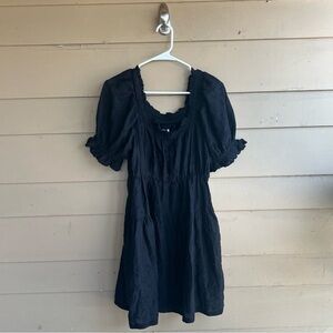 Old Navy Peasant Mini Dress - Size Small - Hippie Boho Lightweight NWT